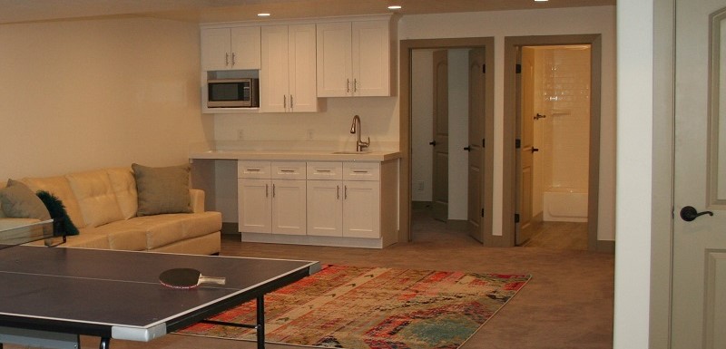 Basement living space