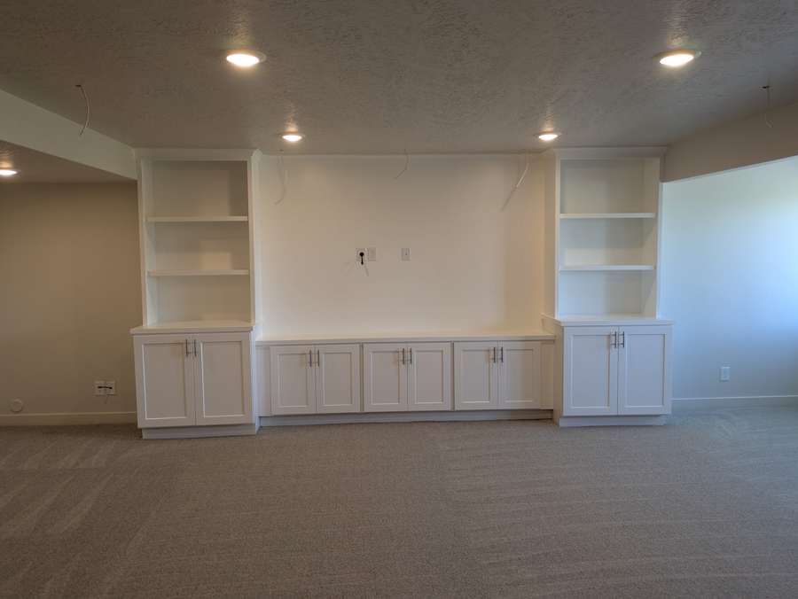 Edwards custom built-in shelving