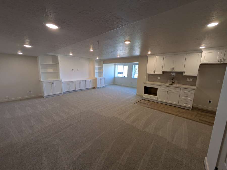 Edwards open living room and kitchenette